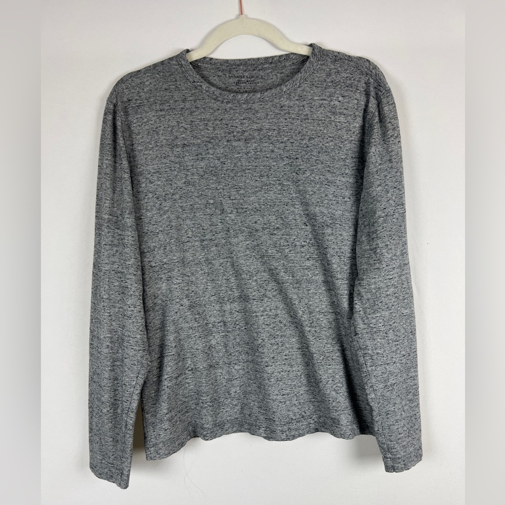 Banana Republic Men Gray Long Sleeve Shirt